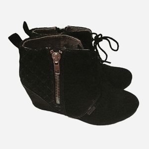 Kedzie Wedge Ankle Booties by Bongo